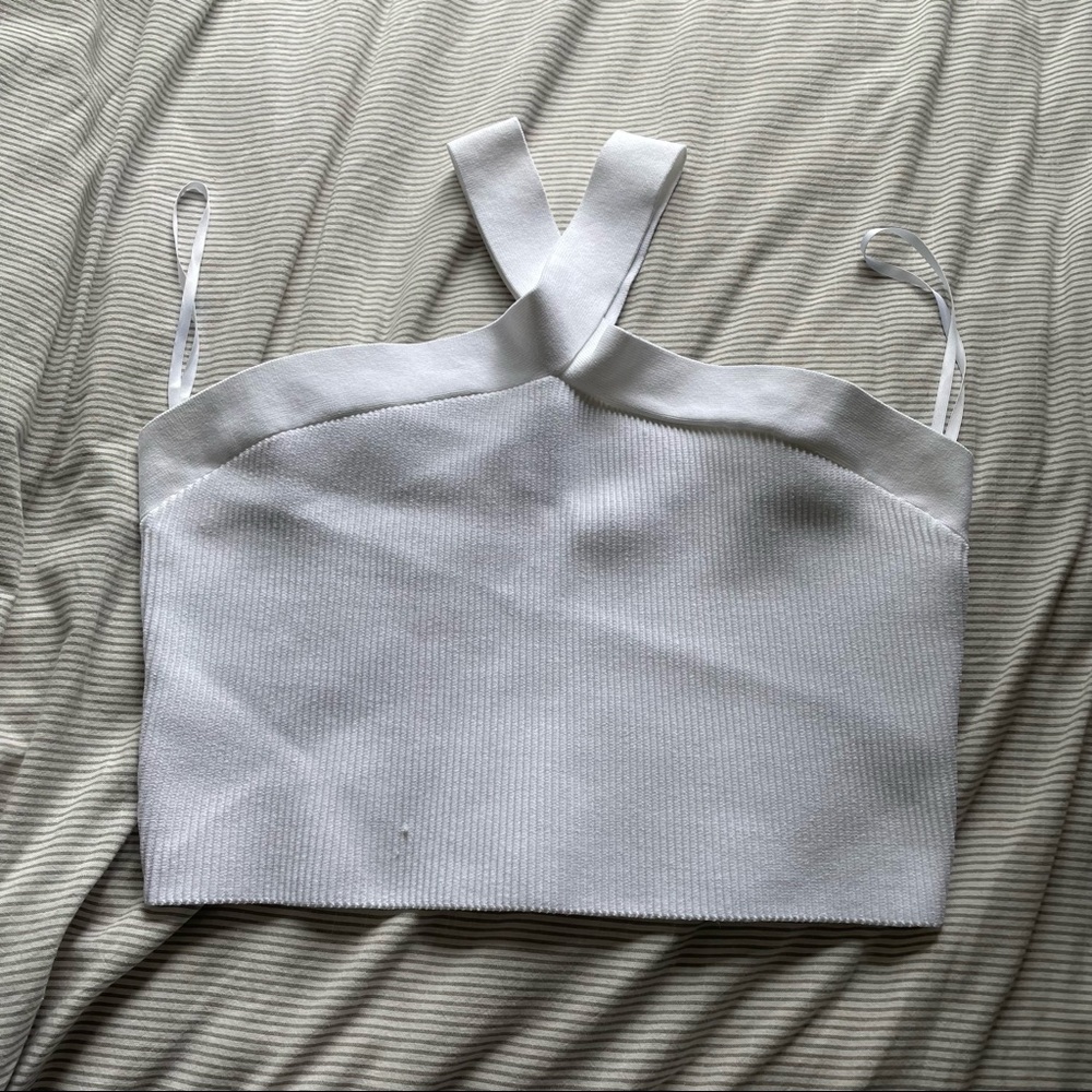 Babaton Sculpt Knit Cross Top